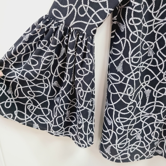 Michael Kors Chainlink Blouse - Picture 7 of 10